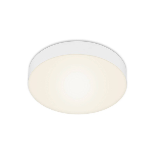 LED-kattovalaisin Flame, Ø 21,2 cm, valkoinen