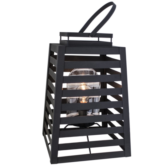 Yankton table/floor lamp (musta)