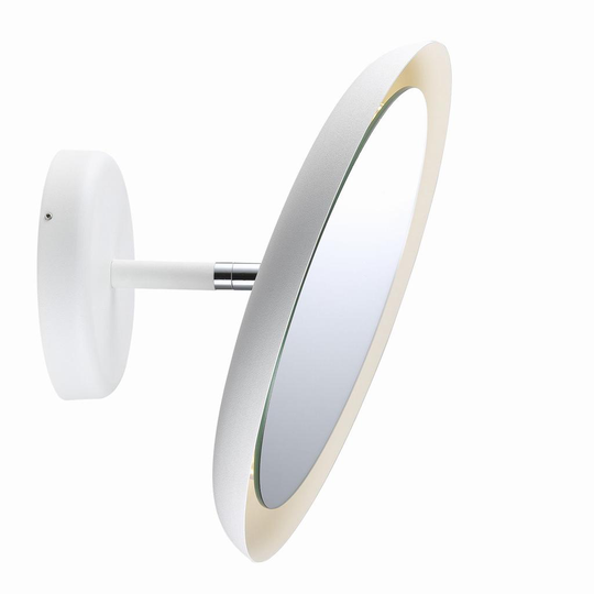 Bathroom mirror with magnification (valkoinen)