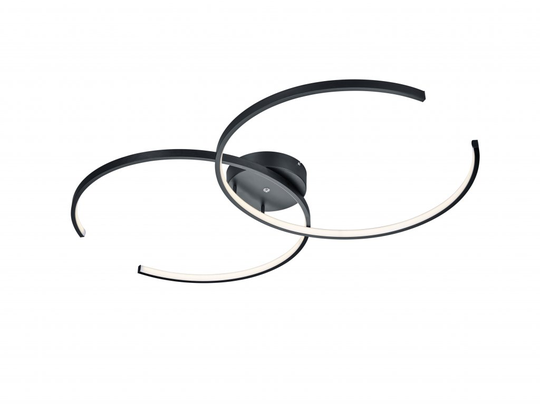 WiZ Citizen LED ceiling light m-black RGBW
