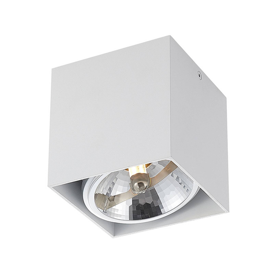 Arcchio Jarle -kattovalo, 1-lamp., valkoinen