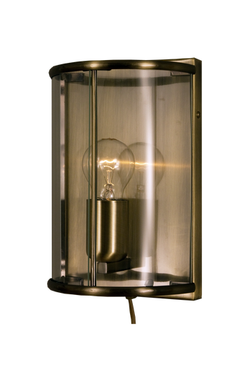 BUDGIE wall light, chrome (Antiikki messinki)