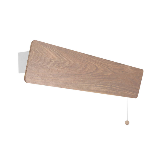 Oslo-LED-seinävalaisin leveys 68 cm, vaalea tammi
