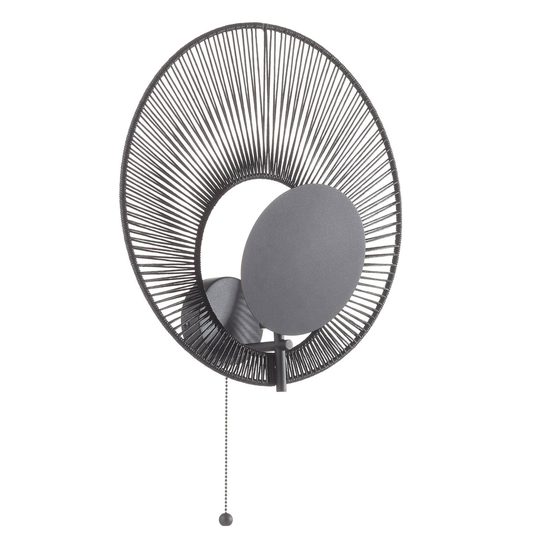 Forestier Oyster -design-seinävalaisin, musta