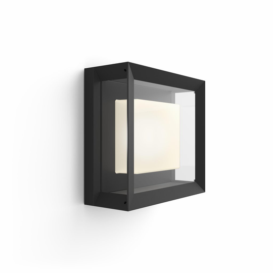 Econic Hue WACA EU square wall lantern (Musta)
