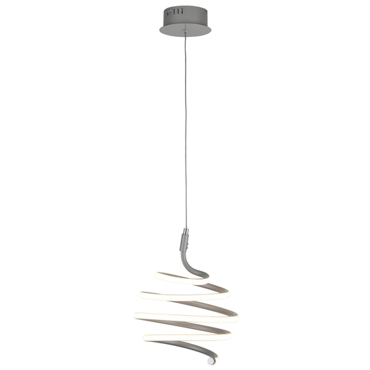 LED-riippuvalaisin Swirl spiraalin muodossa