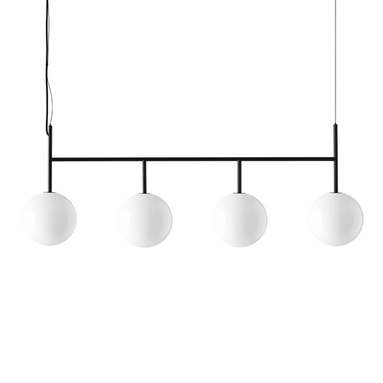 Menu TR Bulb LED-riippuvalo 4-lamp. musta/kiilto