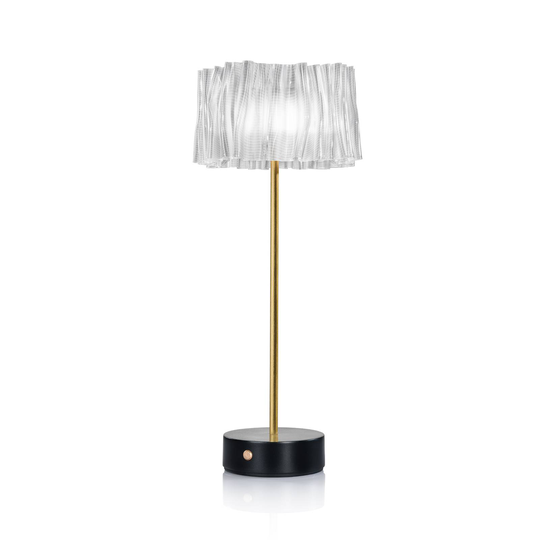 Slamp Accordéon Battery -pöytälamppu prisma/musta
