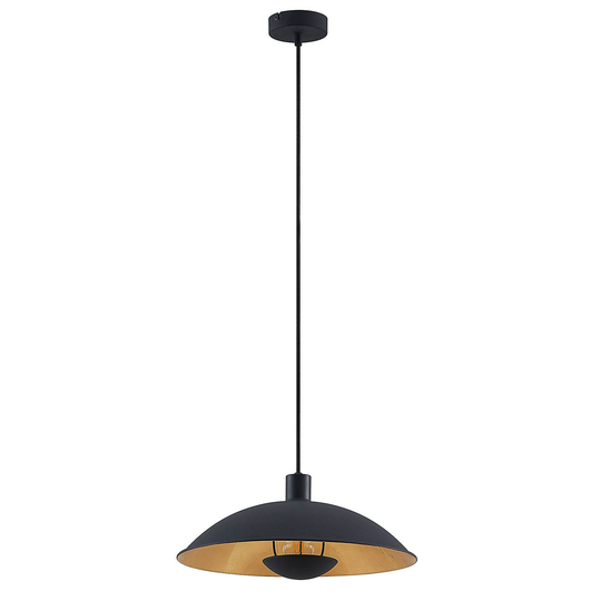 Lindby Narisara-riippuvalo musta-kulta, 40 cm