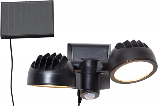 Powerspot solar cell 2L (PIR + twilight) (Musta)