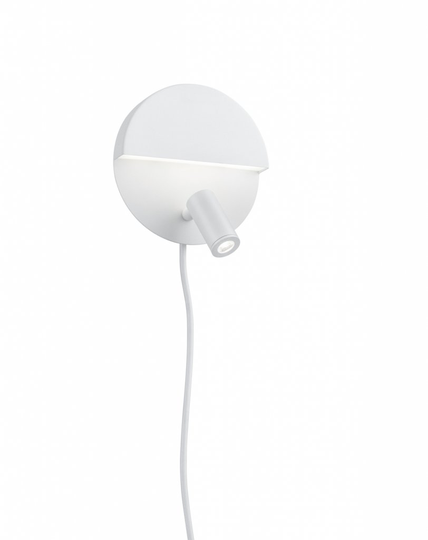 Mario LED wall light m-white