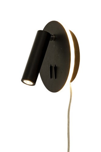 ACE wall lamp, black (Musta)
