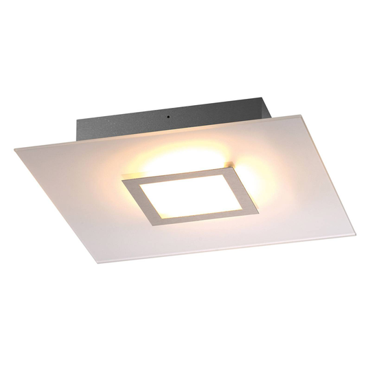 Bopp Flat -LED-kattovalaisin, neliö, antrasiitti
