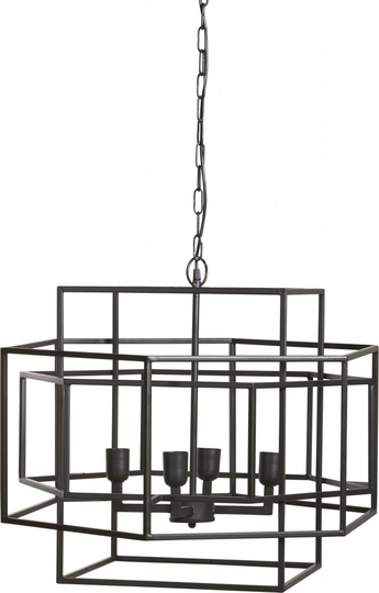 Rod Ceiling lamp (Musta)