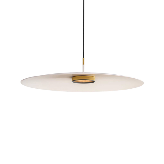 OLEV Overfly plus-LED-riippuvalo valk./kulta Ø75cm