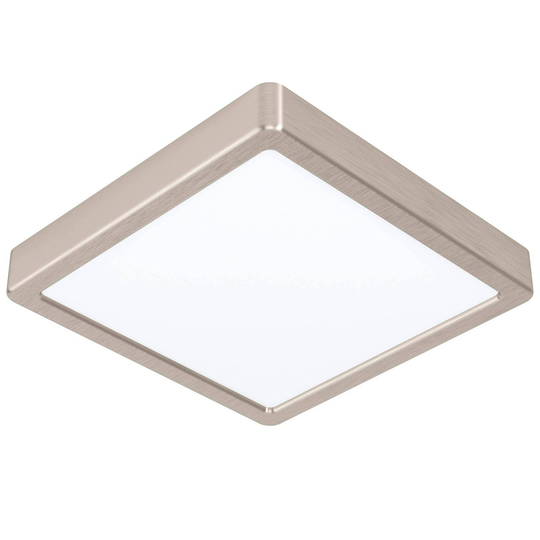 EGLO connect Fueva-Z -kattovalo 21x21cm nikkeli