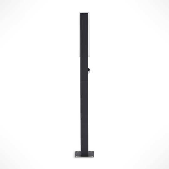 Lucande Virgalia-LED-pylväsvalaisin 65cm tunnistin