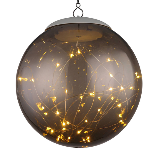 Aurinkokäyttöinen LED-riippuvalaisin, Ø 20 cm