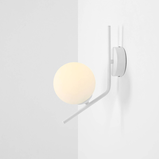 Dione-seinävalaisin 1-lamppuinen, valkoinen