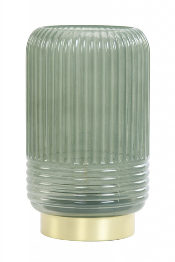 Table lamp LED Ø16x27,5 cm LIPA glass grey green (harmaa)