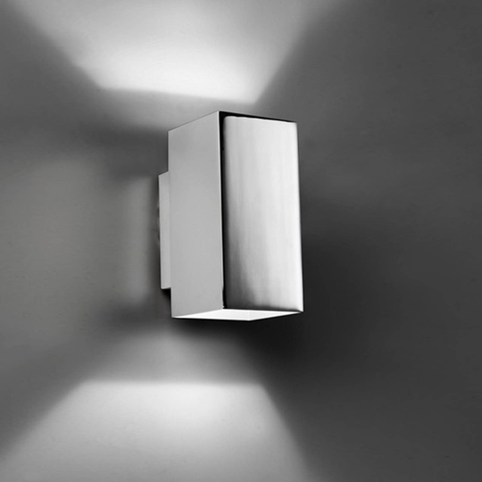 Up-Down-seinävalaisin Basic LED, kromi