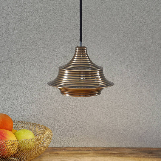 Bover Tibeta 02 - LED-riippulamppu, vanha messinki
