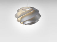 Le Klint Swirl 1 riippuvalaisin, medium hopea