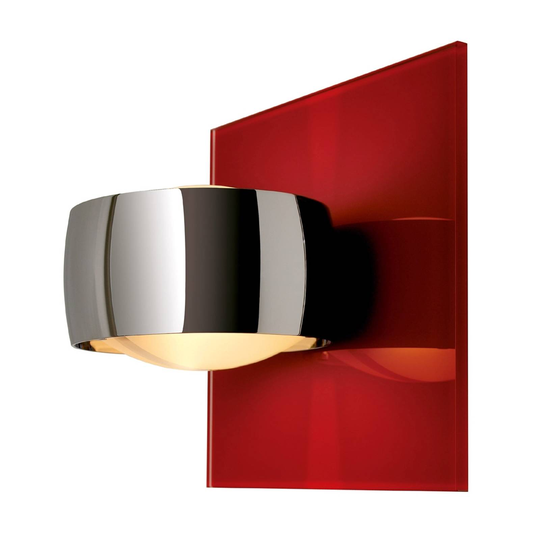 Hieno seinävalaisin Grace Unlimited punainen/kromi