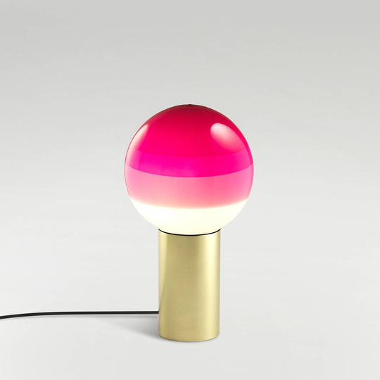 MARSET Dipping Light S-pöytälamppu roosa/messinki