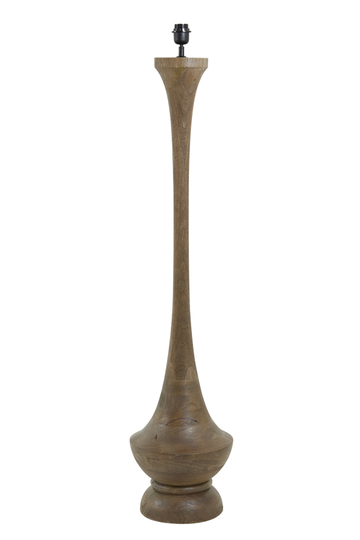 Floor lamp Ø30x130 cm NICOLO wood matt dark brown (Ruskea)