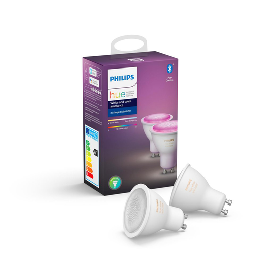 Philips HueWCA 6W GU10 2P EUR
