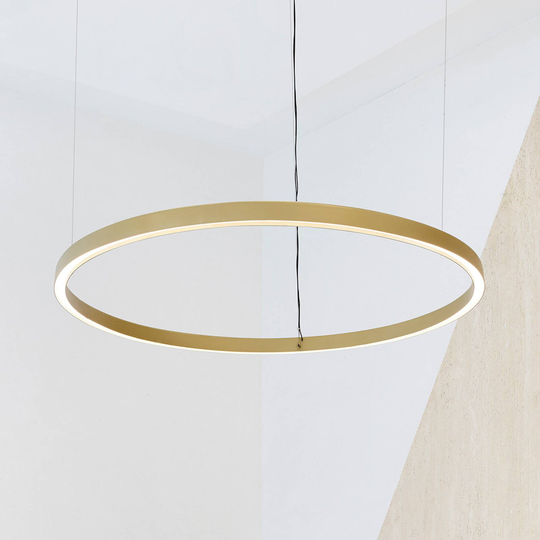 Luceplan Compendium Circle 110 cm, messinki