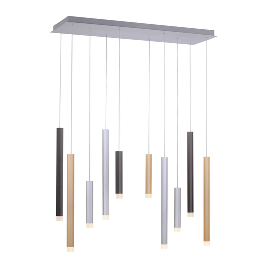 Paul Neuhaus Pure-Gemin -LED-riippuvalo 10 lamppua