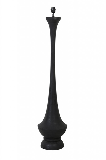 Floor lamp Ø30x130 cm NICOLO wood black (Musta)