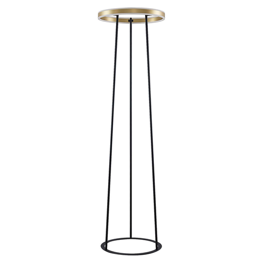 Lucande Seppe -LED-lattiavalo, Ø 50 cm, messinki