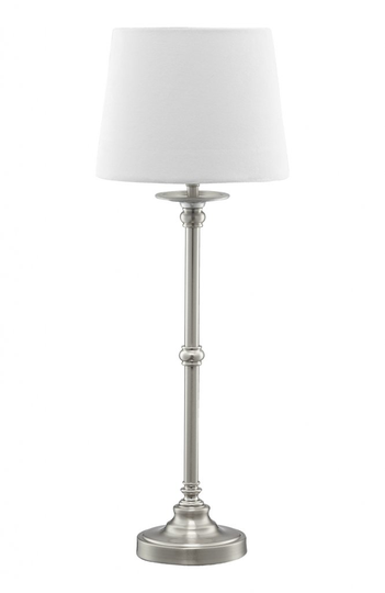 Shaft table lamp with velvet (valkoinen)