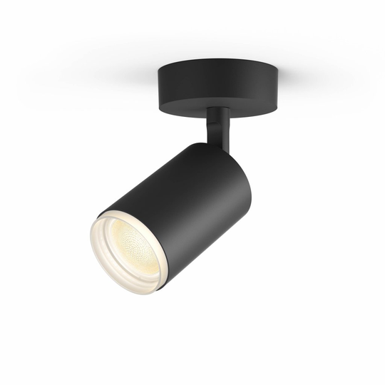 Fugato single spot black 1x5.7W 230V (Musta)