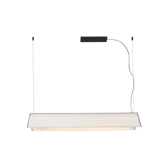Ludovico Surface -LED-riippuvalo 115 cm, valkoinen