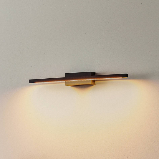Rothfels Tolu -LED-seinävalaisin, musta, 45 cm
