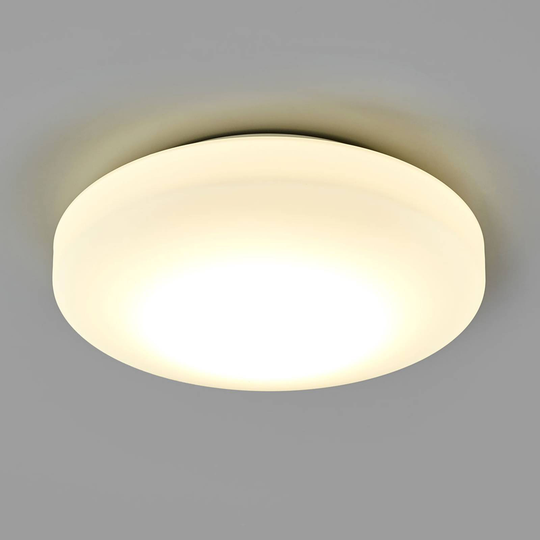 Kylpyhuoneen LED-kattovalaisin Malte opaalilasia