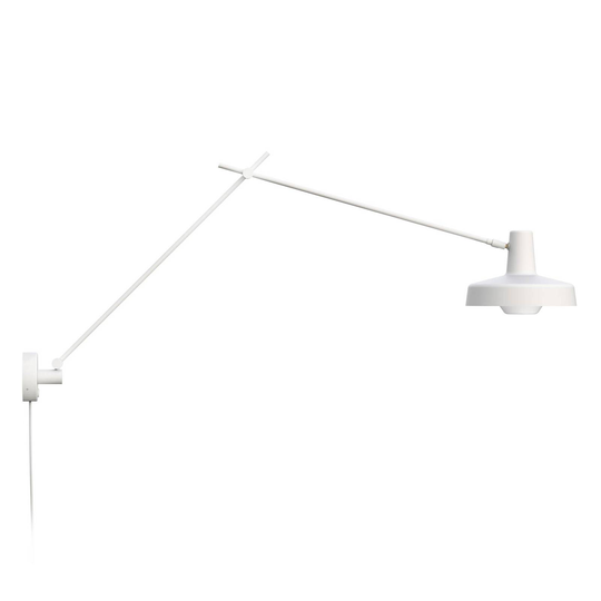 GRUPA Arigato-seinälamppu 1x 110cm Ø23cm valkoinen