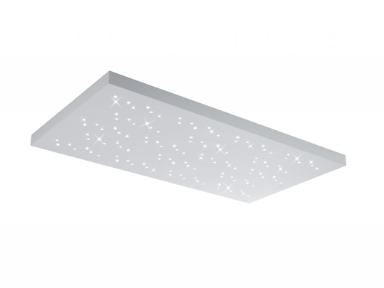 Titus LED ceiling light 110x60cm white