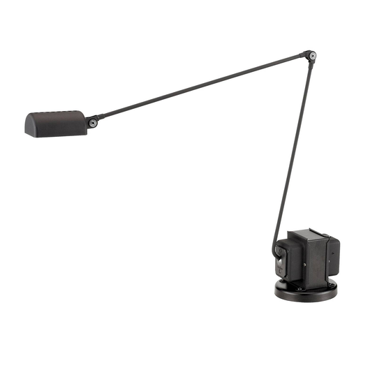 Lumina Daphine -LED-pöytälamppu, musta