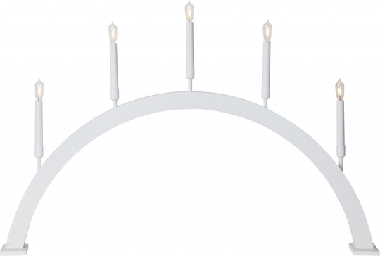 Storm candlestick (bow) (Valkoinen)