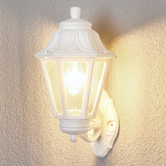 LED-ulkovalo Bisso Anna valkoinen ylösvalaiseva