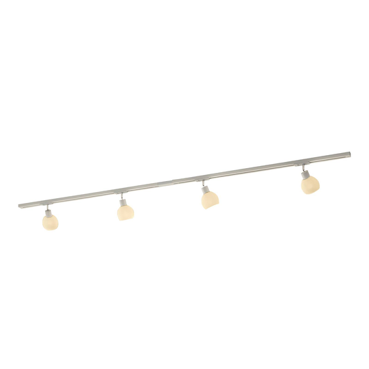 Lindby Jeanit -1-vaihe-LED-kisko, hopea