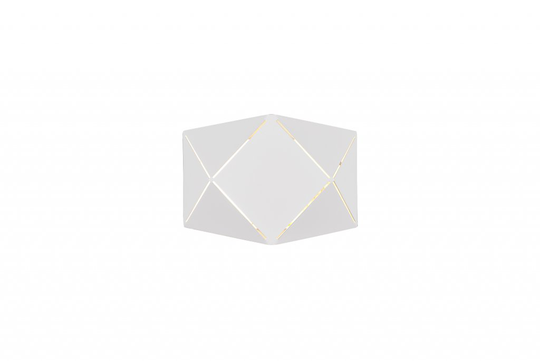 Zandor LED wall lamp 18cm m-white