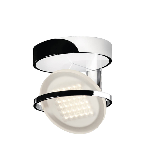 Nimbus Rim R 9 -LED-kattovalo Ø 11 cm 927, kromi
