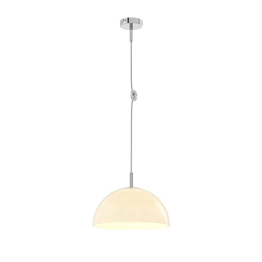 Lucande Lourenco -riippuvalaisin, opaalilasi 35 cm