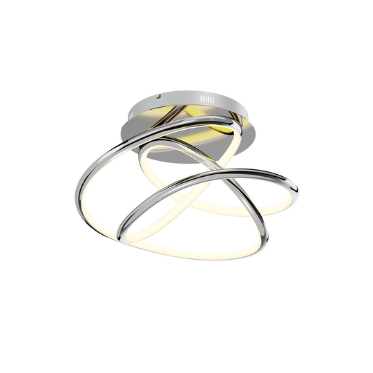 Lucande Fluxus -LED-kattovalo, 3-port. himmennys